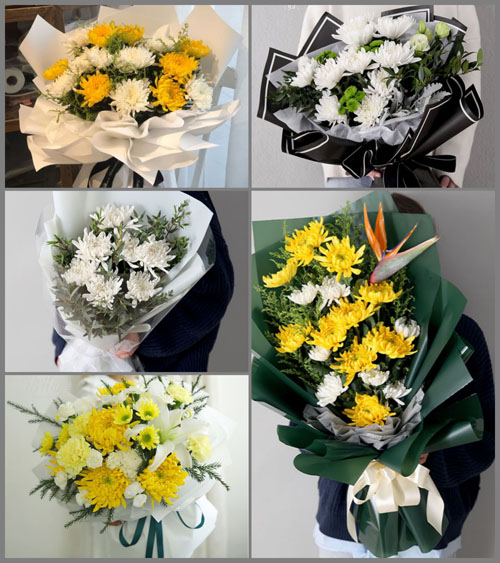河南开封兰考县城关镇白事花束代送